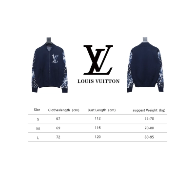 Louis Vuitton 23Fw Floral Jacquard Logo Knitted Jacket 02