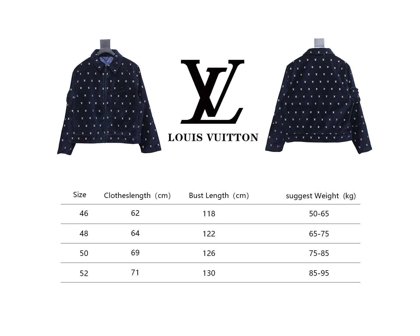 Louis Vuitton 23FW Full Print Velvet Cotton Jacket