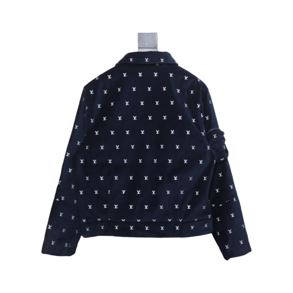 Louis Vuitton 23FW Full Print Velvet Cotton Jacket