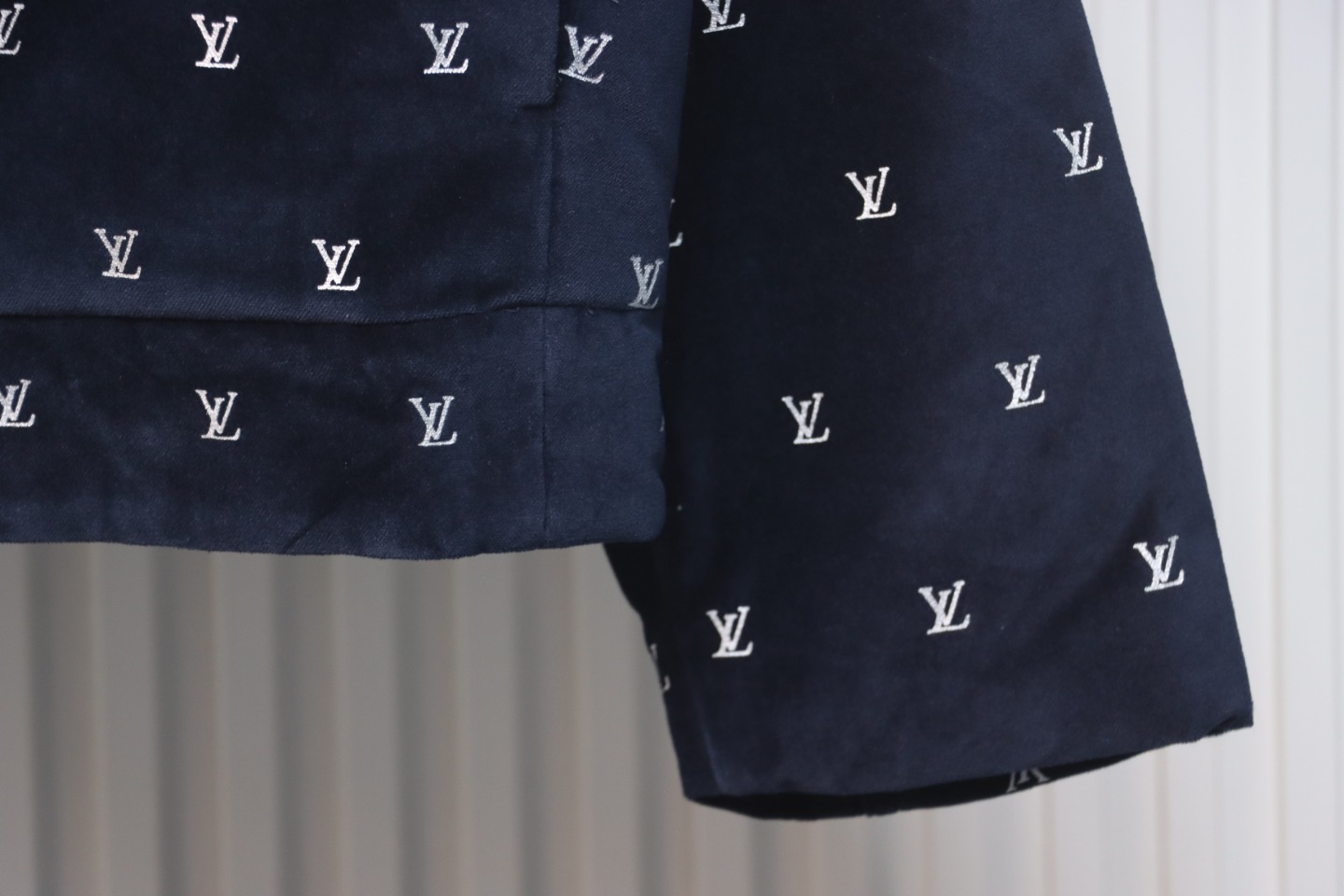 Louis Vuitton 23FW Full Print Velvet Cotton Jacket