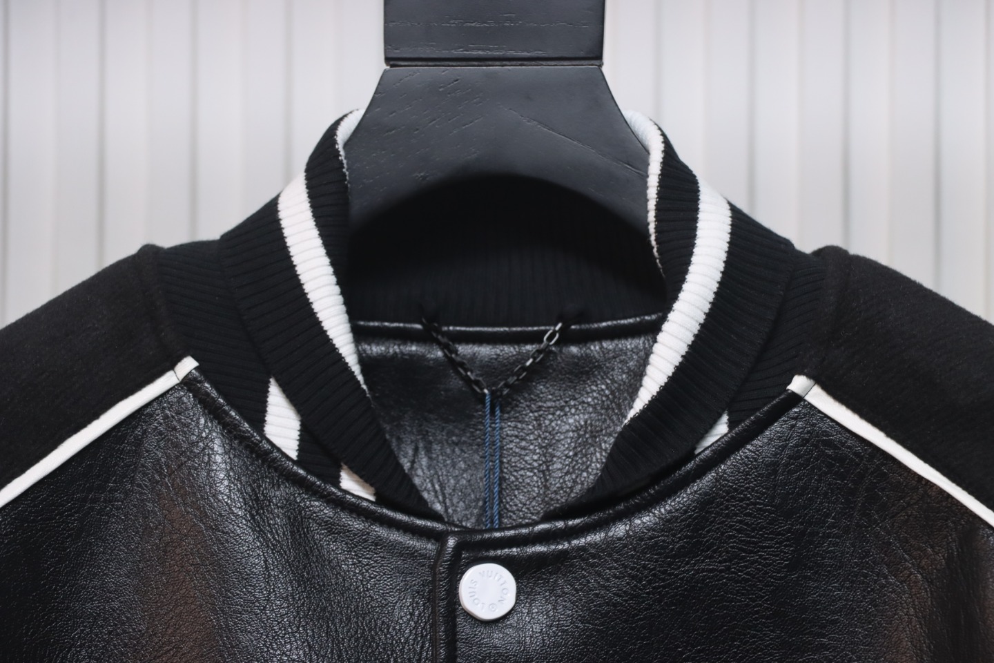 Louis Vuitton 23Fw Harp Monogram Baseball Jacket