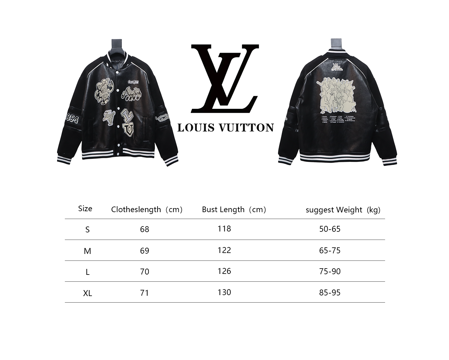 Louis Vuitton 23Fw Harp Monogram Baseball Jacket