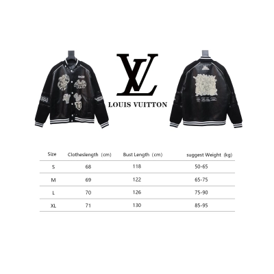 Louis Vuitton 23Fw Harp Monogram Baseball Jacket 02