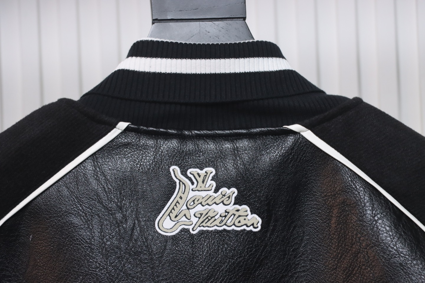 Louis Vuitton 23Fw Harp Monogram Baseball Jacket