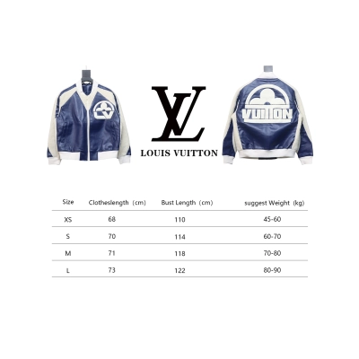 Louis Vuitton 23Fw Patchwork Old Flower Lamb Fleece Baseball Jacket 02