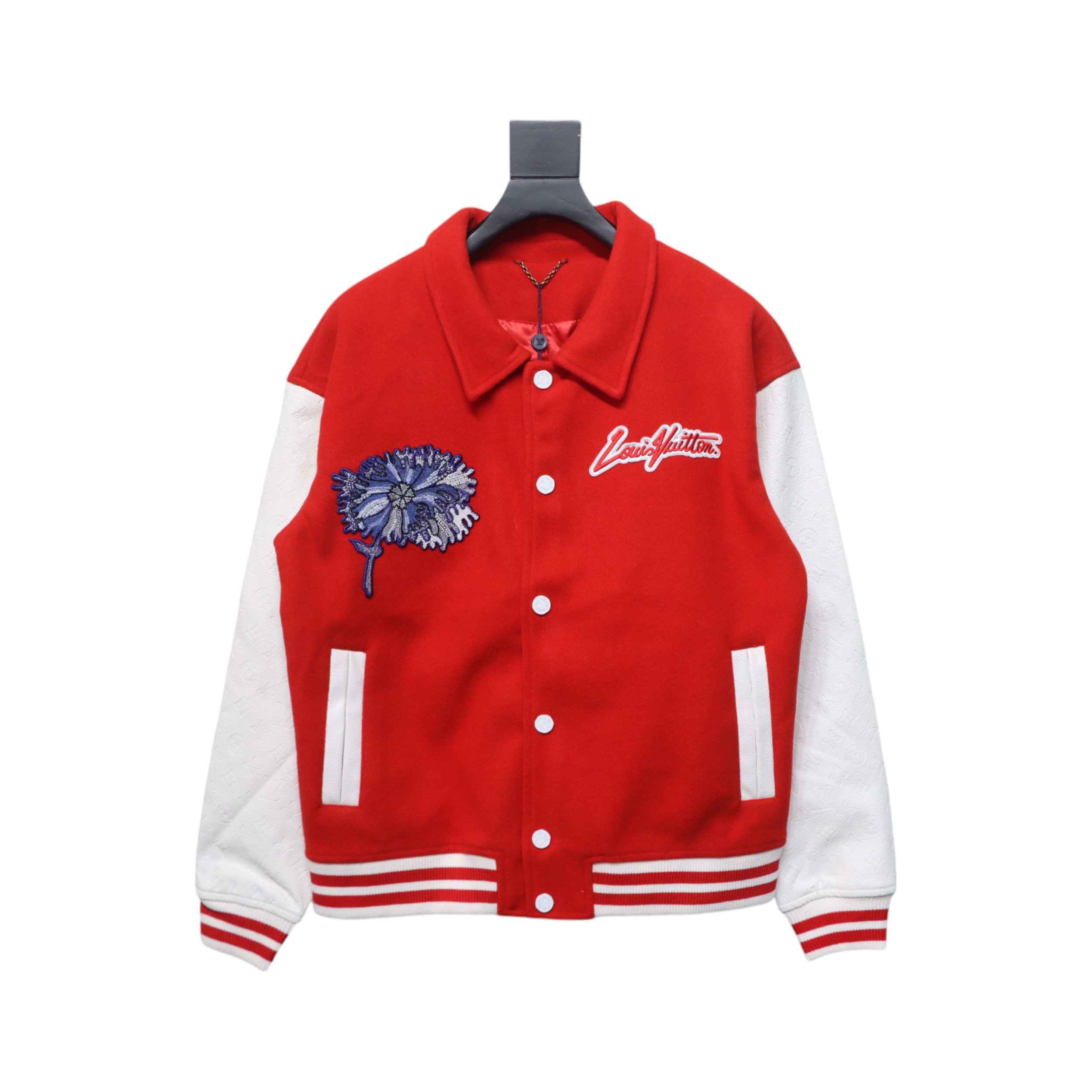 Louis Vuitton 23Fw Psychedelic Floral Baseball Jacket