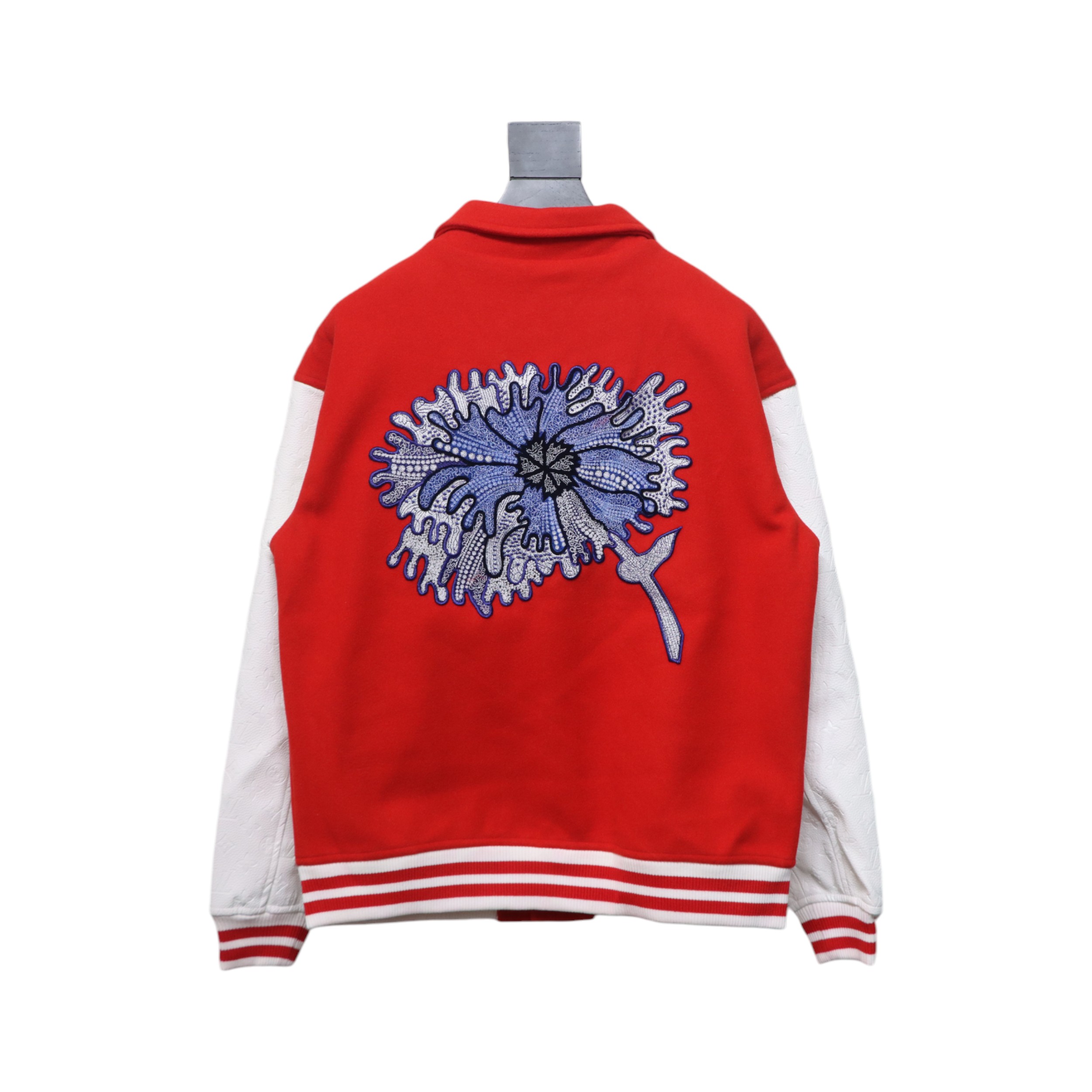 Louis Vuitton 23Fw Psychedelic Floral Baseball Jacket