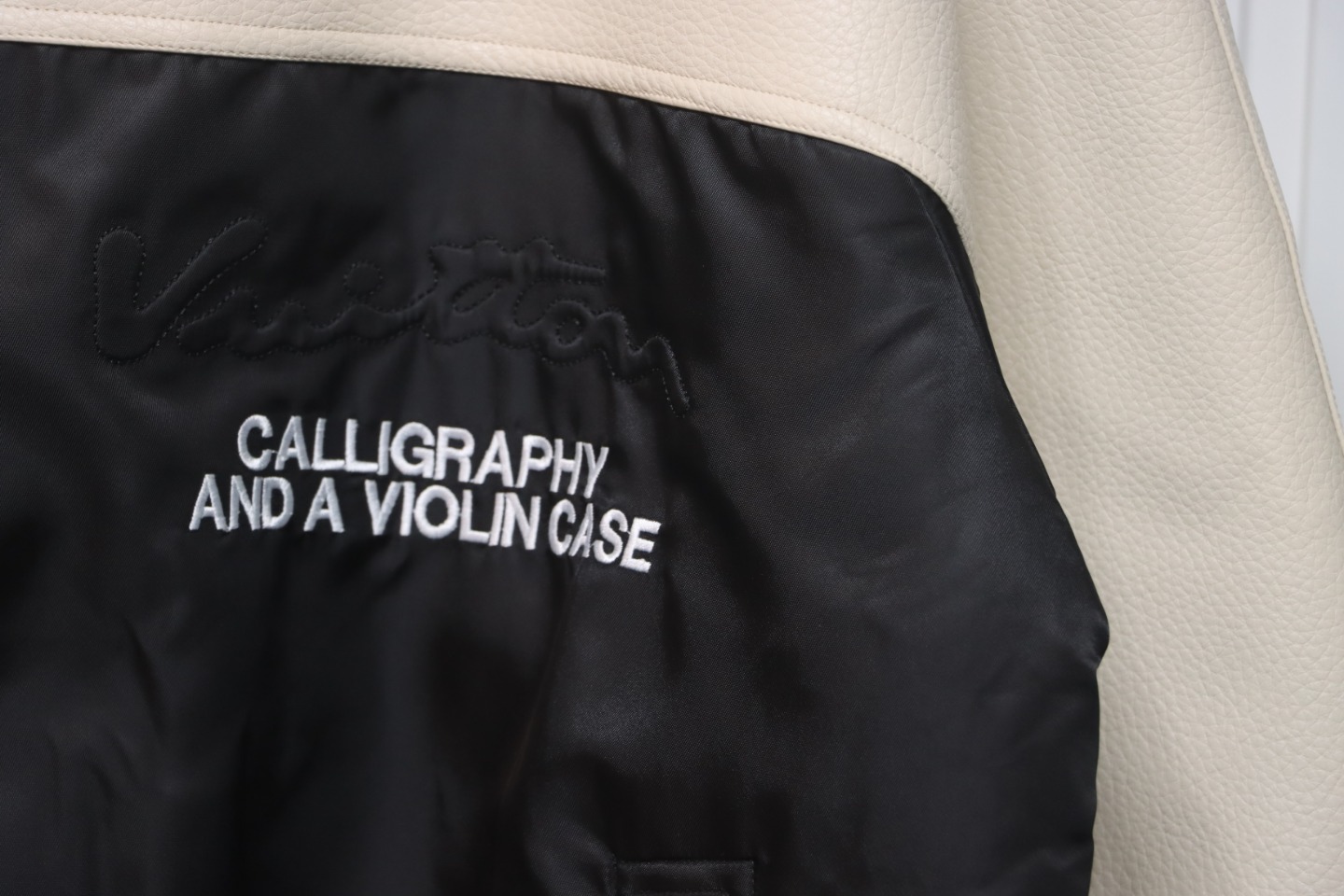 Louis Vuitton 23Fw Small Letter Colorblock Baseball Jacket