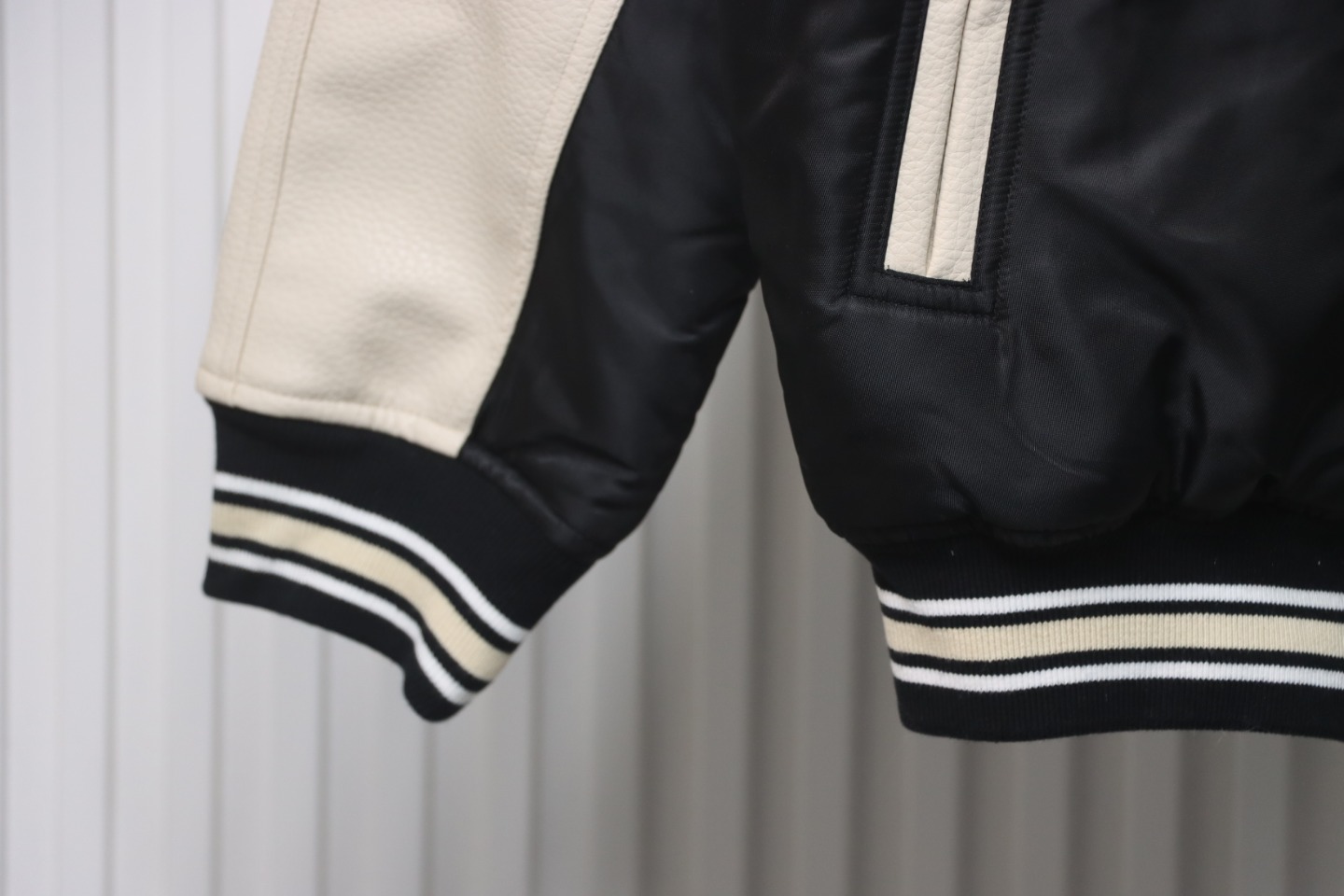 Louis Vuitton 23Fw Small Letter Colorblock Baseball Jacket