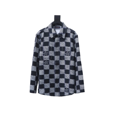 Louis Vuitton 24 New Checkerboard Long-Sleeved Shirt Jacket 01