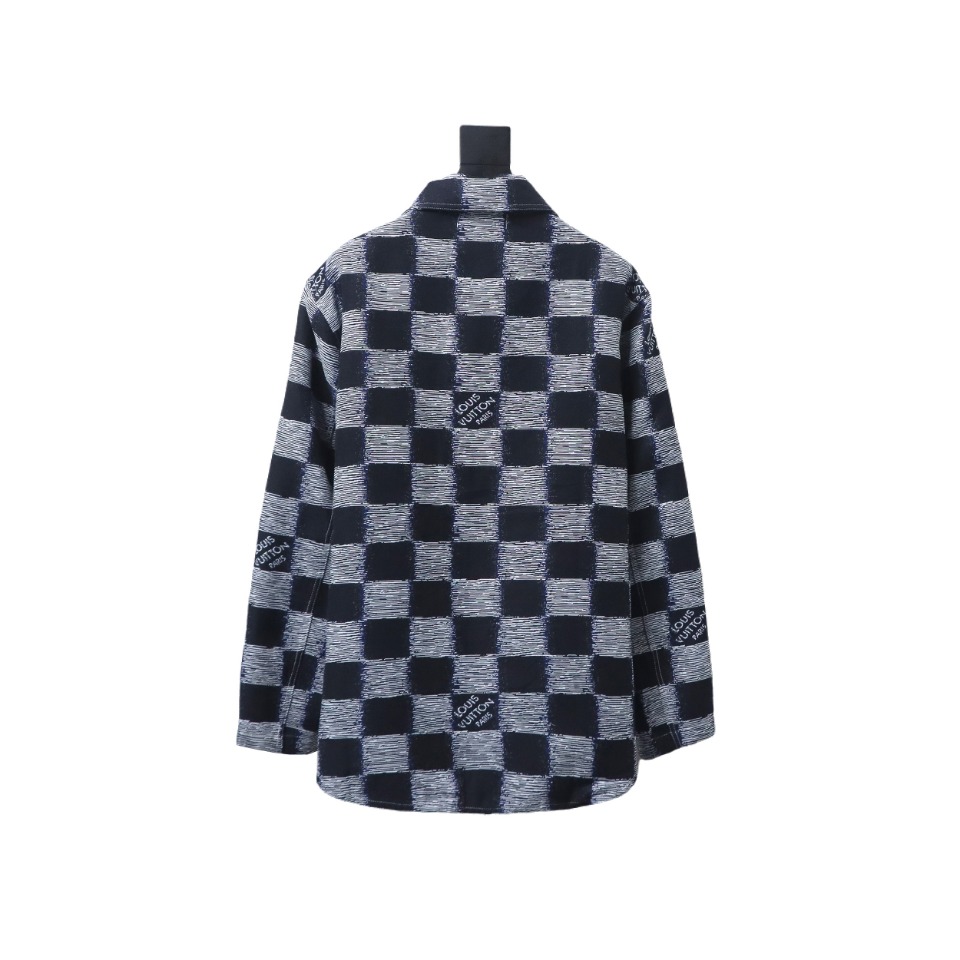 Louis Vuitton 24 New Checkerboard Long-Sleeved Shirt Jacket