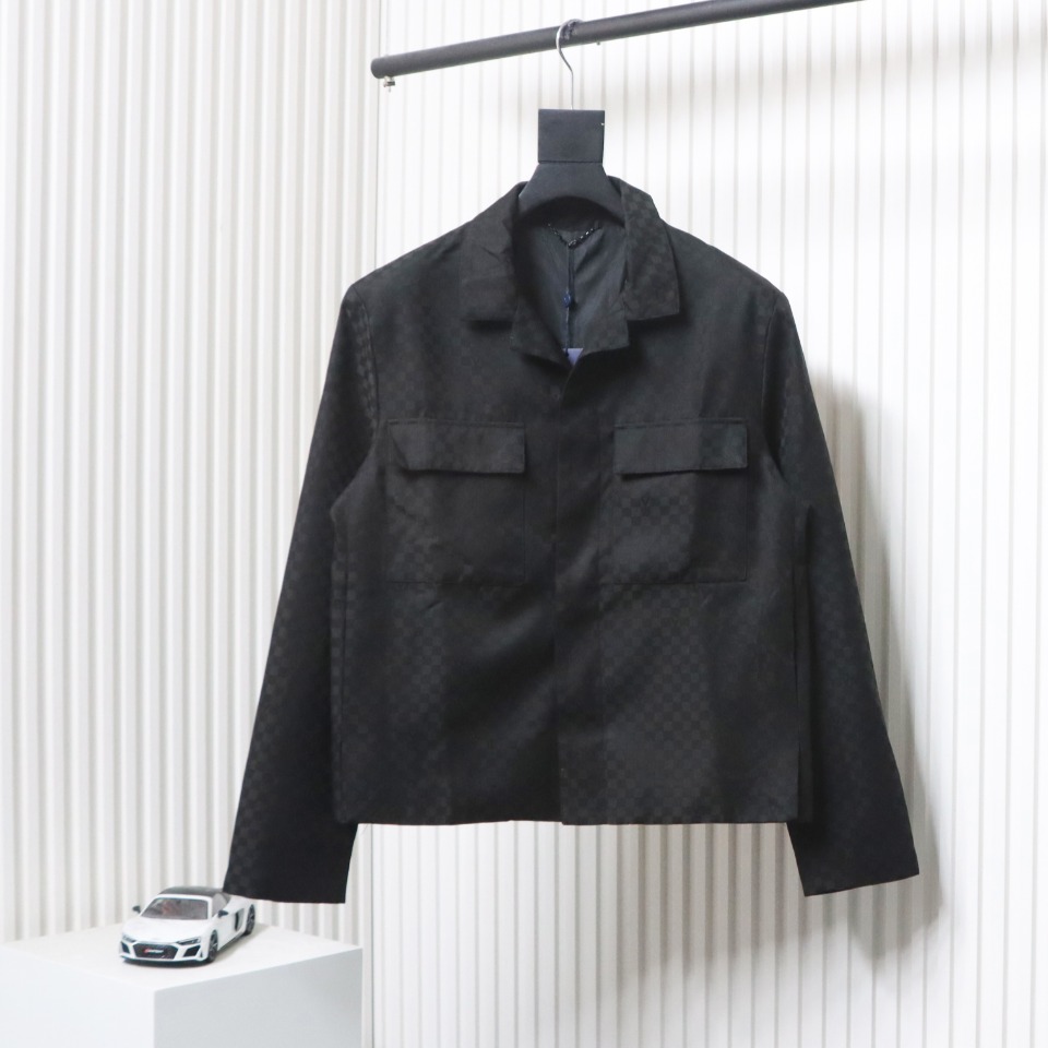Louis Vuitton 24Fw America's Cup Checkerboard Shirt Jacket