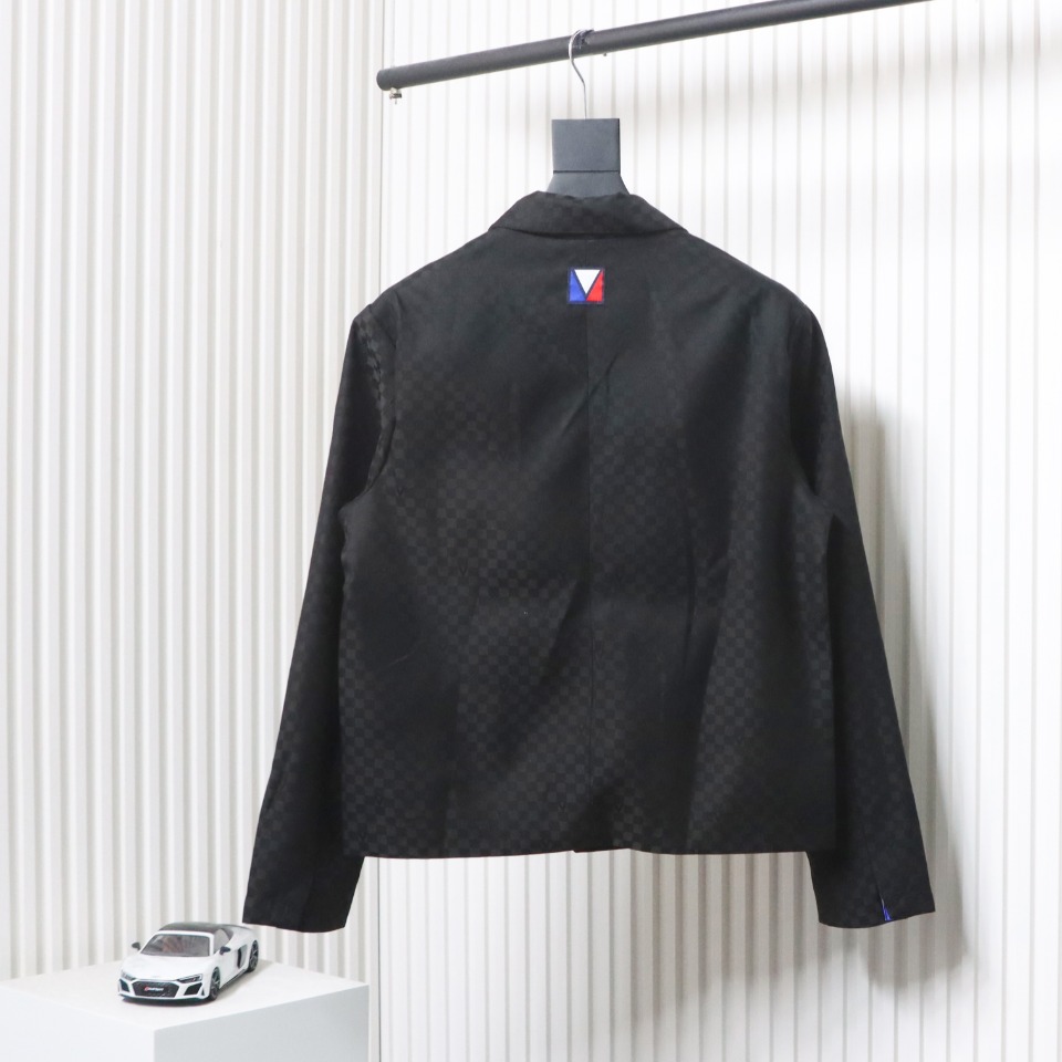 Louis Vuitton 24Fw America's Cup Checkerboard Shirt Jacket