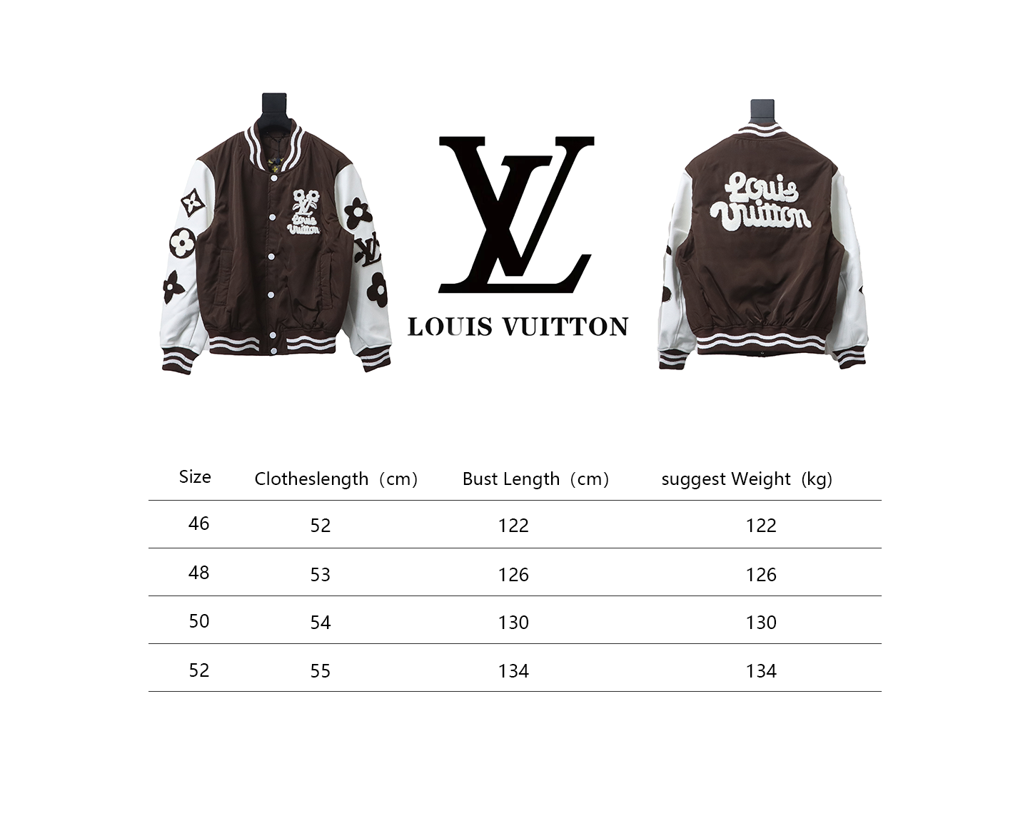 Louis Vuitton 24FW Flower Sequin Baseball Jacket
