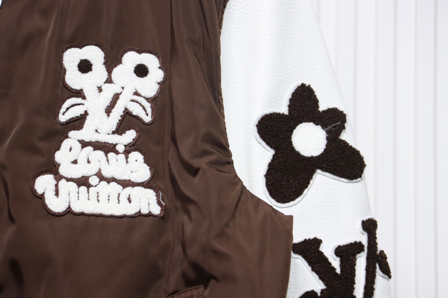 Louis Vuitton 24FW Flower Sequin Baseball Jacket