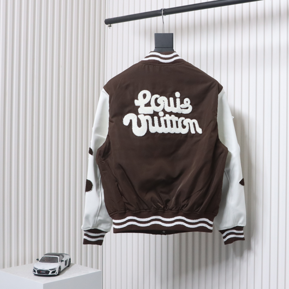 Louis Vuitton 24FW Flower Sequin Baseball Jacket