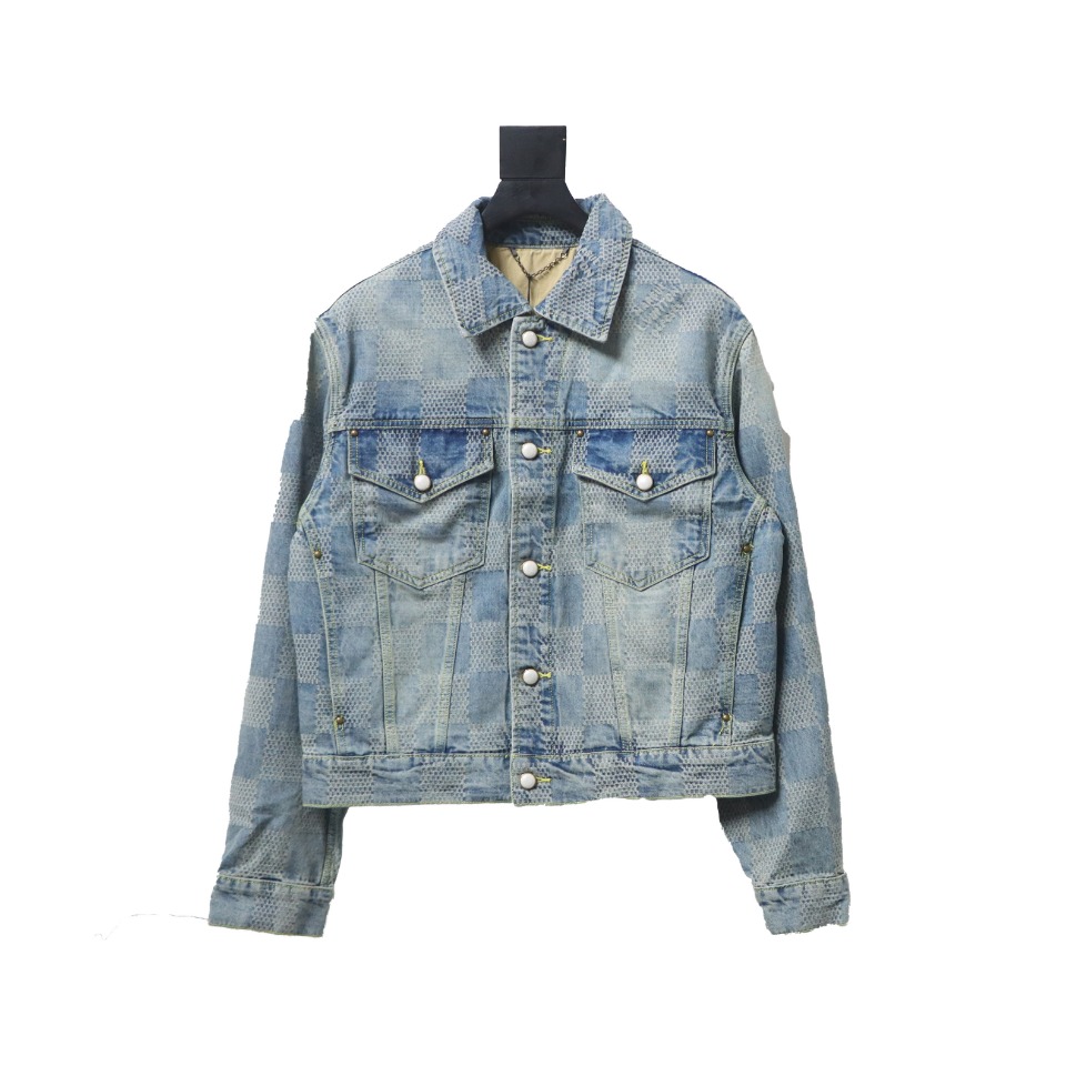 Louis Vuitton 24SS Checkerboard Denim Jacket