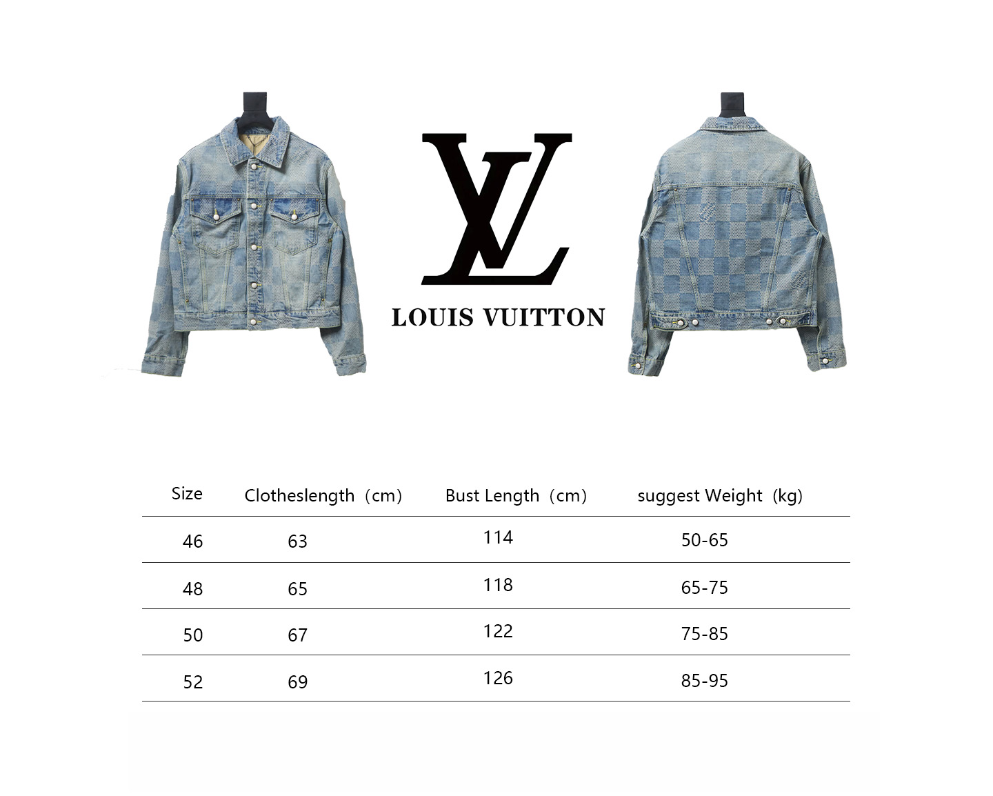 Louis Vuitton 24SS Checkerboard Denim Jacket