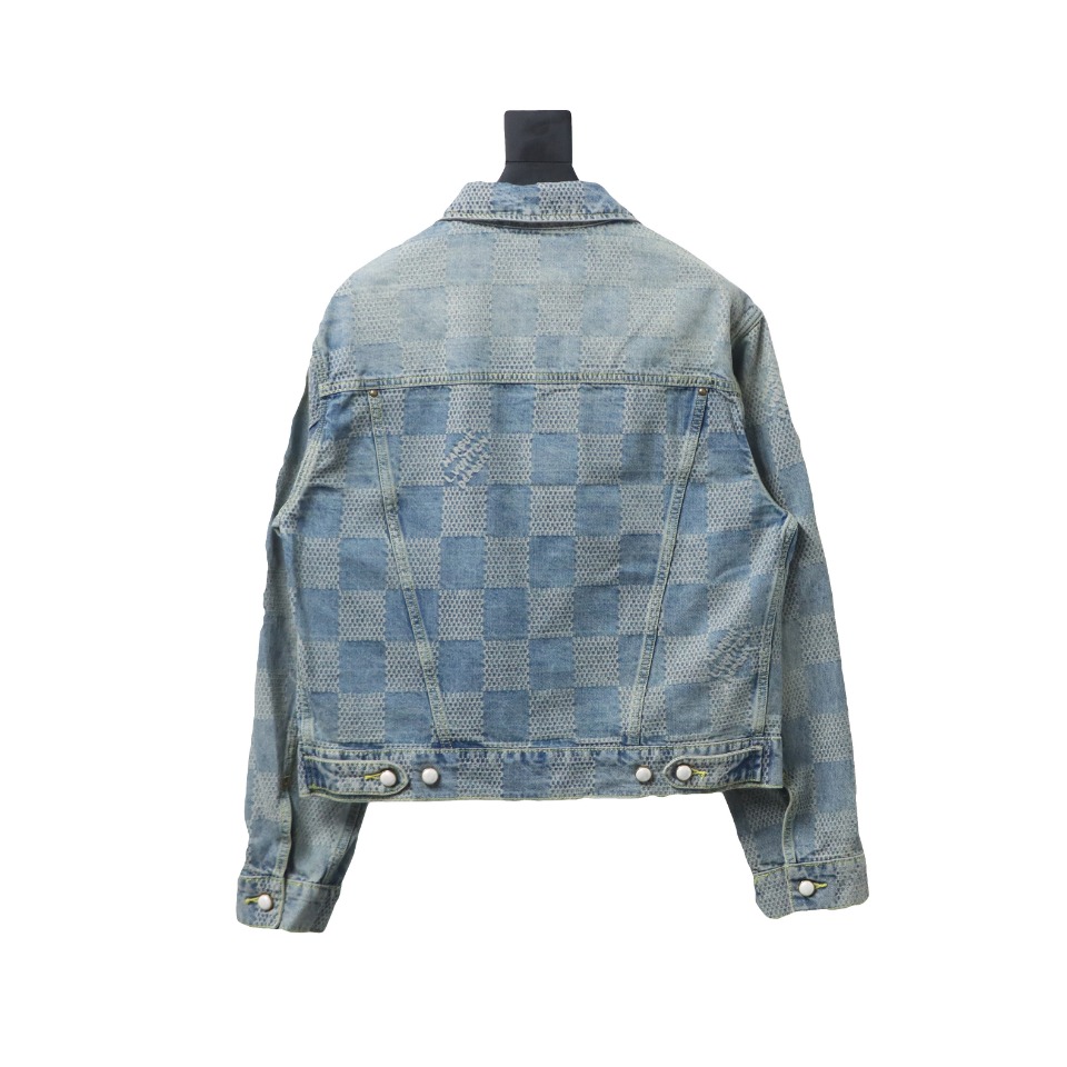 Louis Vuitton 24SS Checkerboard Denim Jacket