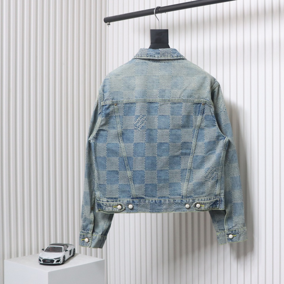 Louis Vuitton 24SS Checkerboard Denim Jacket