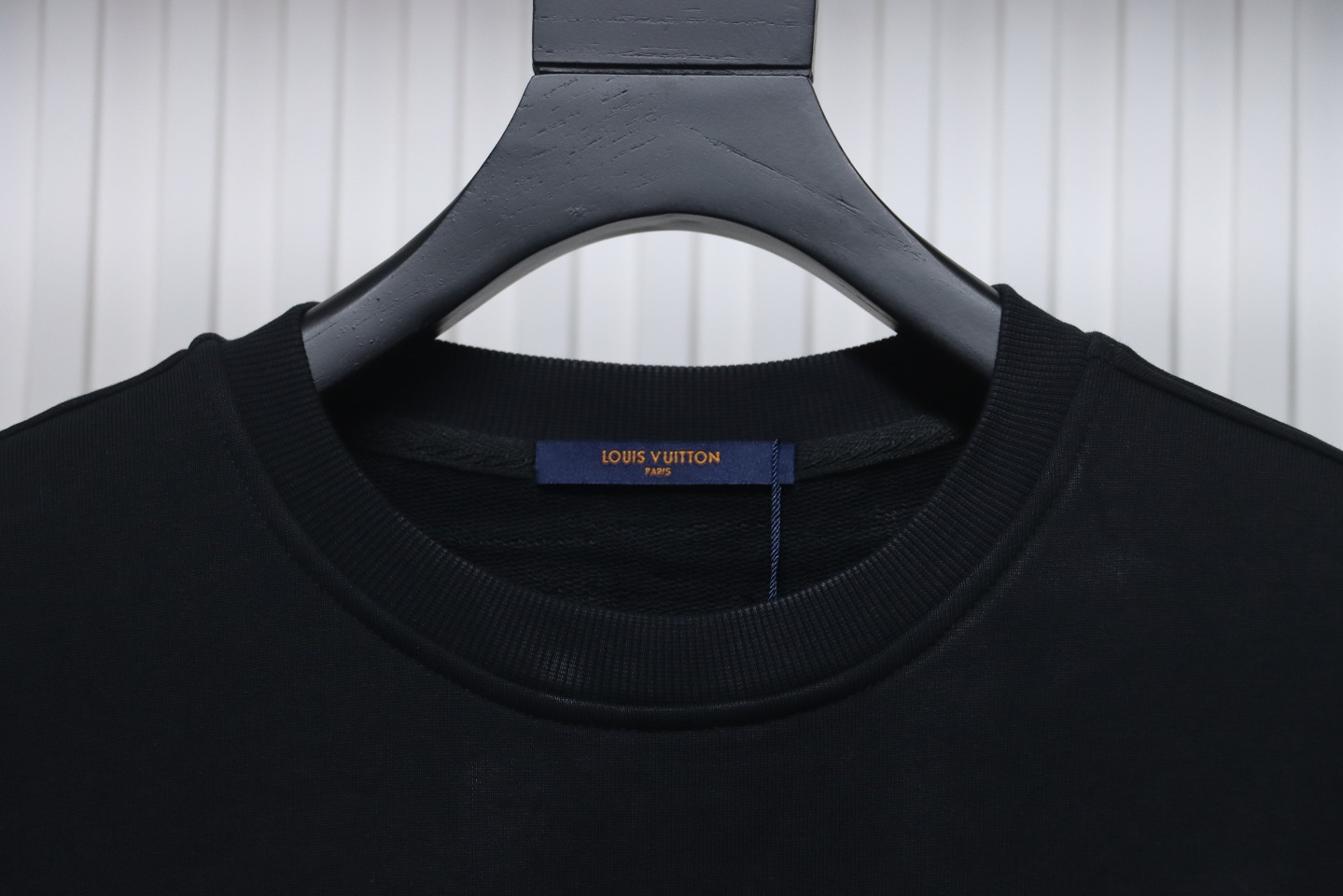 Louis Vuitton 24SS Colorful Letter Printed Crew Neck Sweatshirt Black