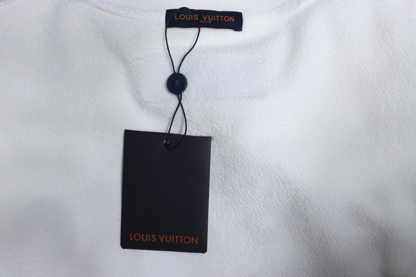 Louis Vuitton 24SS Red Letter Printed Round Neck Sweatshirt White