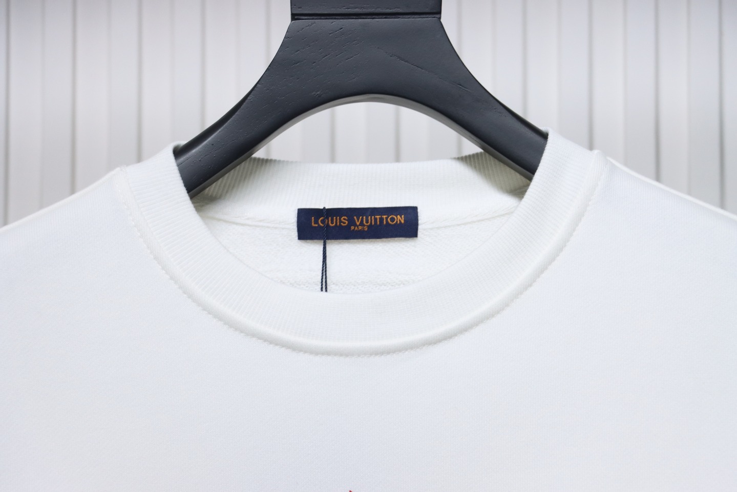 Louis Vuitton 24SS Red Letter Printed Round Neck Sweatshirt White