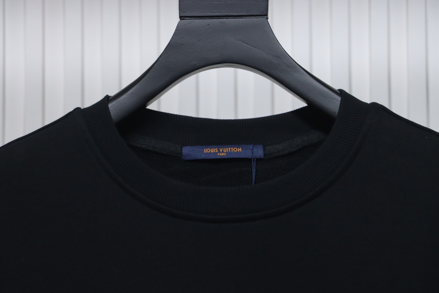 Louis Vuitton 24SS Reverse Logo Print Crew Neck Sweatshirt Black