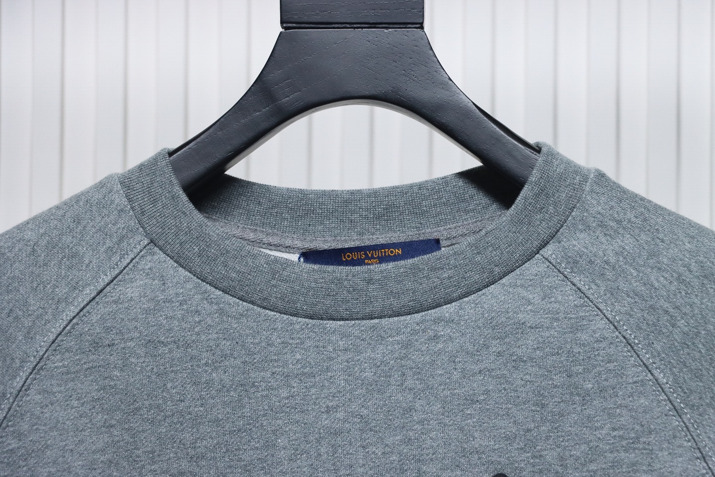 Louis Vuitton × Nigo Collaboration Grey Raglan Sleeve Crew Neck Sweatshirt