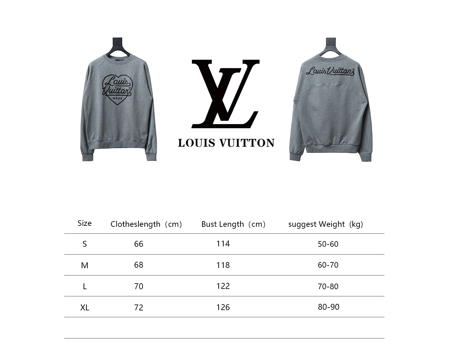 Louis Vuitton × Nigo Version 2.0 Love Foam Printed Round Neck Sweatshirt