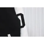Louis Vuitton Big V LOGO Leather Baseball Jacket