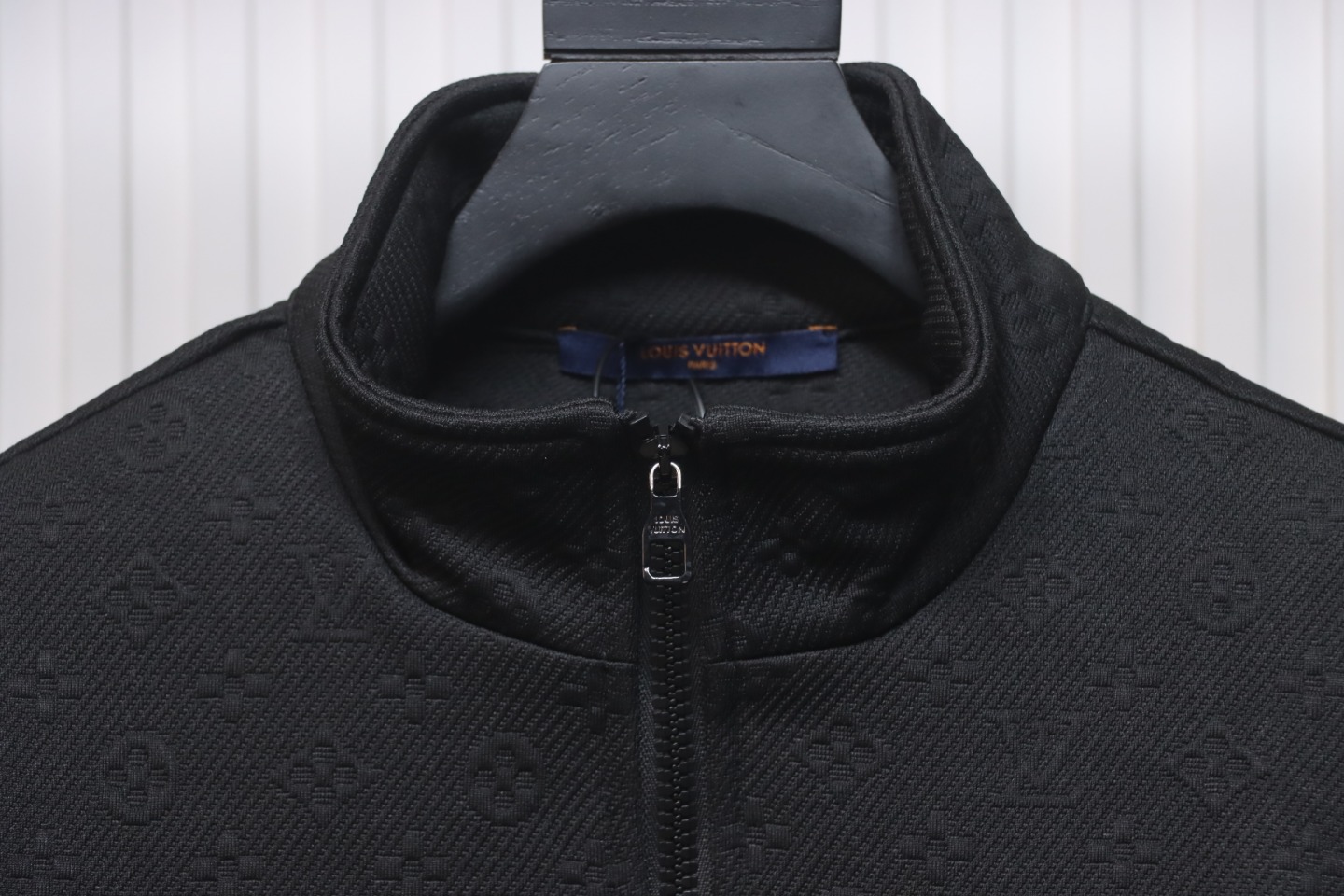 Louis Vuitton Black Jacquard Classic Logo Tracksuit Zip-up Jacket