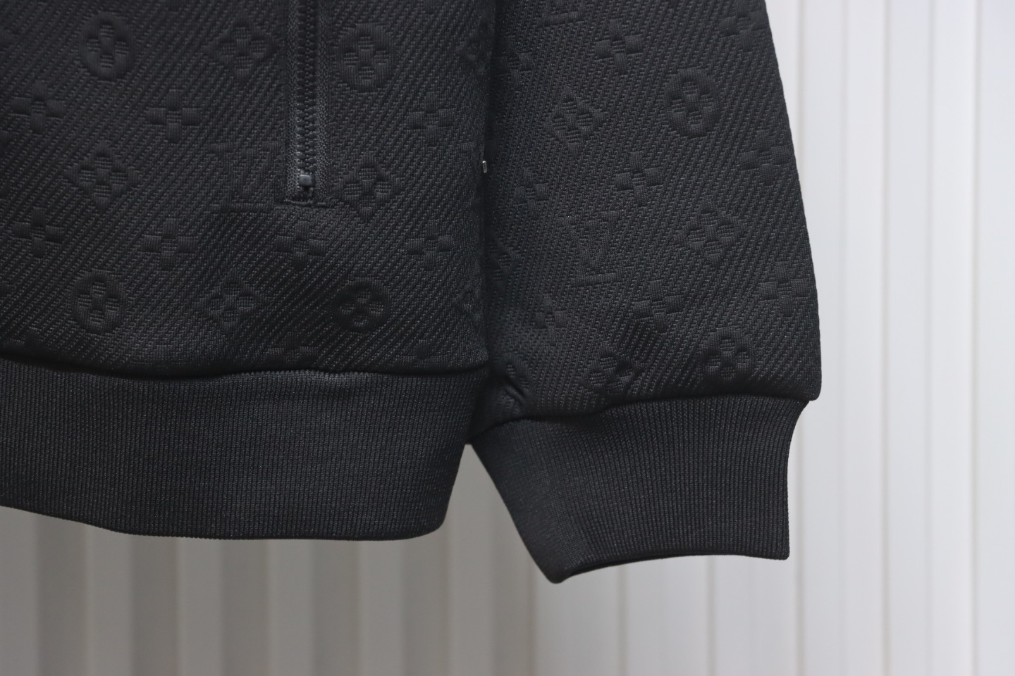 Louis Vuitton Black Jacquard Classic Logo Tracksuit Zip-up Jacket