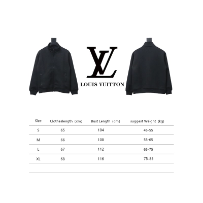 Louis Vuitton Black Jacquard Classic Logo Tracksuit Zip-up Jacket 02