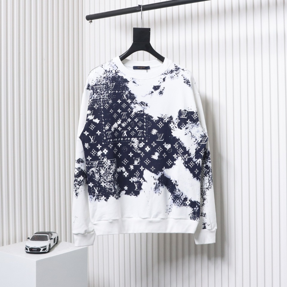 Louis Vuitton Cashew Tie-Dye Crewneck Sweatshirt