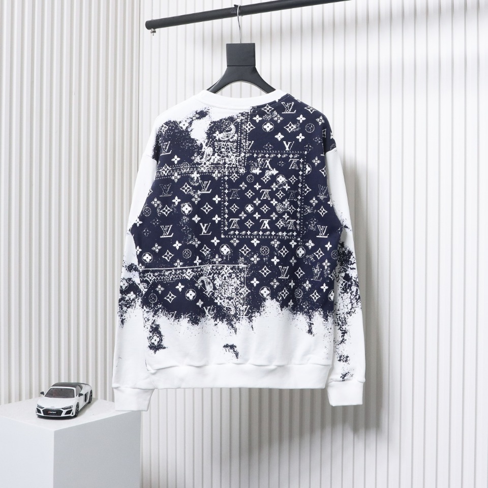 Louis Vuitton Cashew Tie-Dye Crewneck Sweatshirt