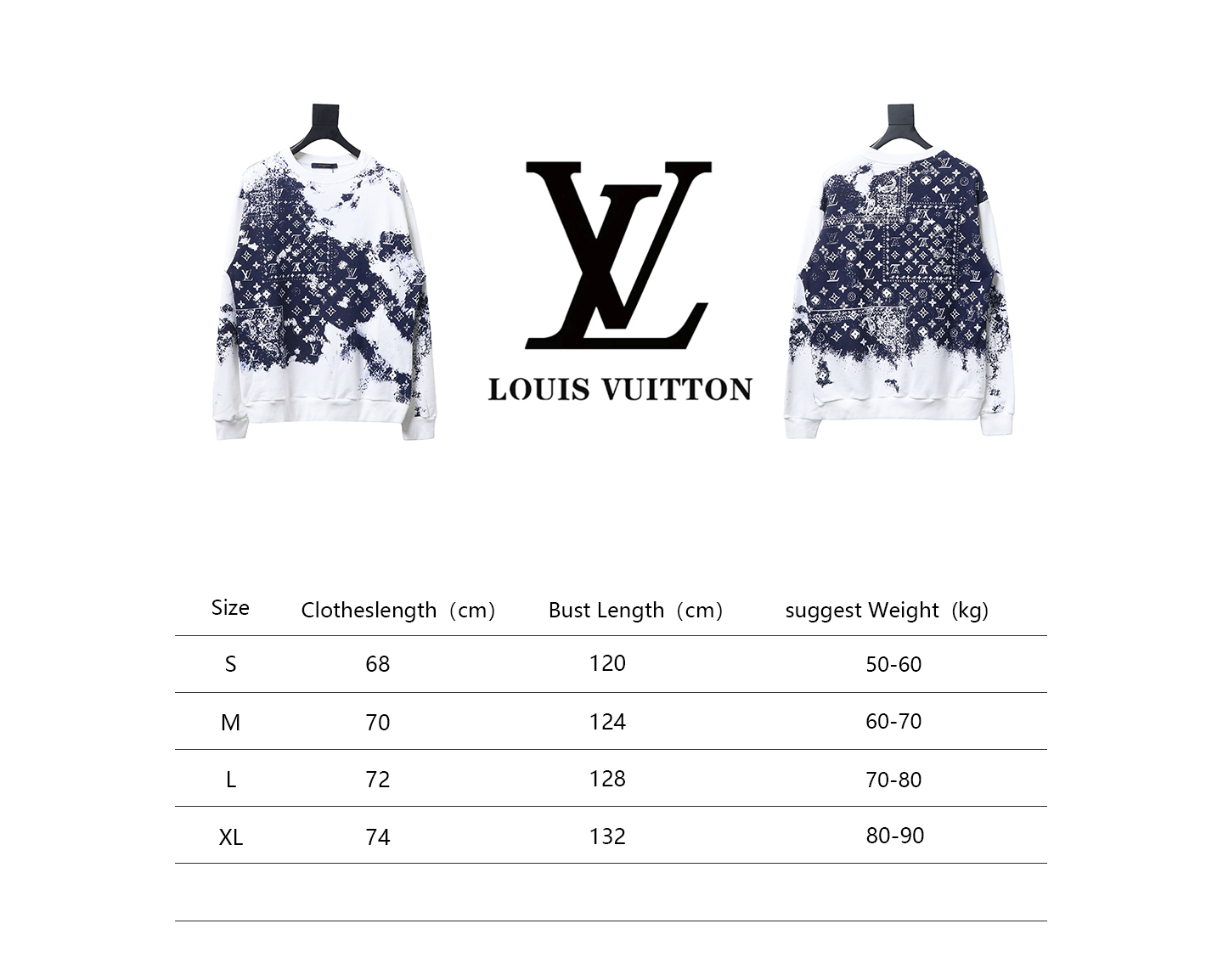 Louis Vuitton Cashew Tie-Dye Crewneck Sweatshirt