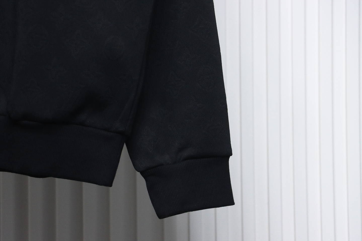 Louis Vuitton Checkerboard Crew Neck Sweatshirt Black
