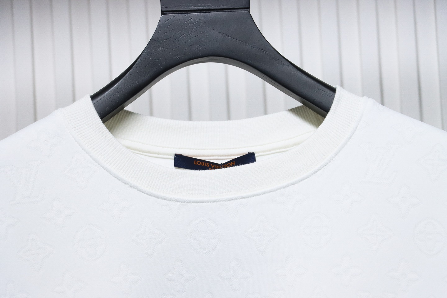 Louis Vuitton Checkerboard Crew Neck Sweatshirt White