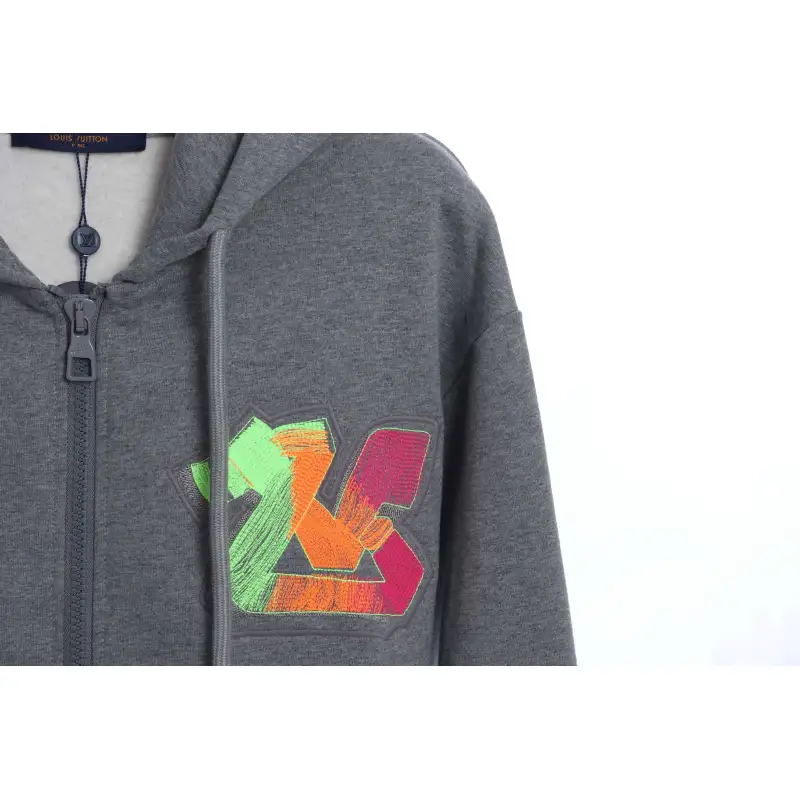 Louis Vuitton Colorful Embroidered Hoodie
