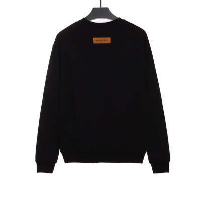 Louis Vuitton Colorful Print Beaded Chain Sweatshirt Black 02