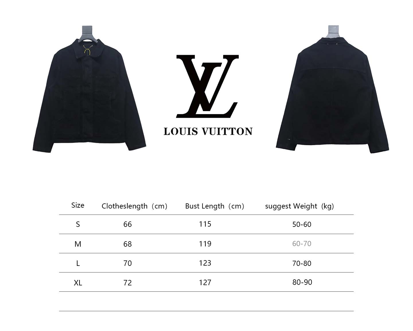 Louis Vuitton Embossed Denim Jacket