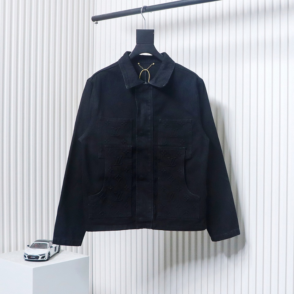 Louis Vuitton Embossed Denim Jacket