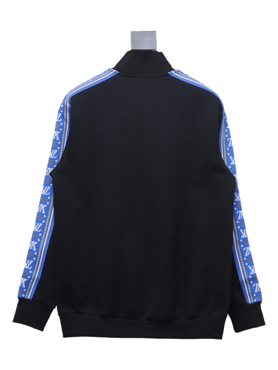 Louis Vuitton Fair Isle Blue Web Stripe Tracksuit Stand Collar Jacket