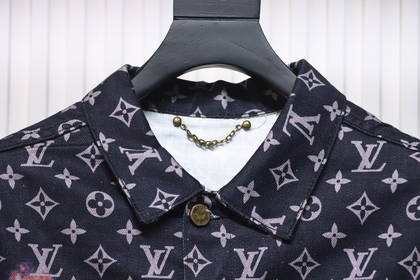 Louis Vuitton Fire-Dyed Denim Jacket