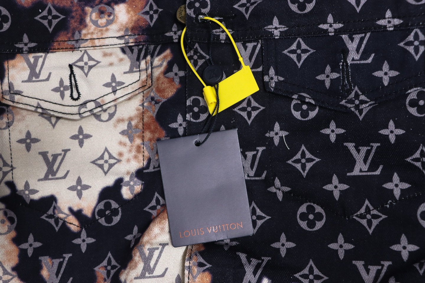 Louis Vuitton Fire-Dyed Denim Jacket