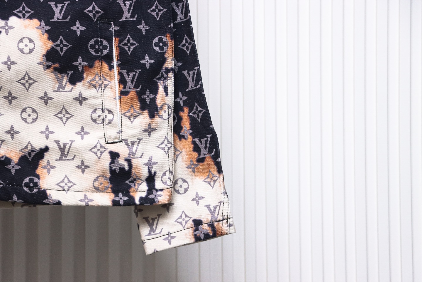Louis Vuitton Fire-Dyed Denim Jacket