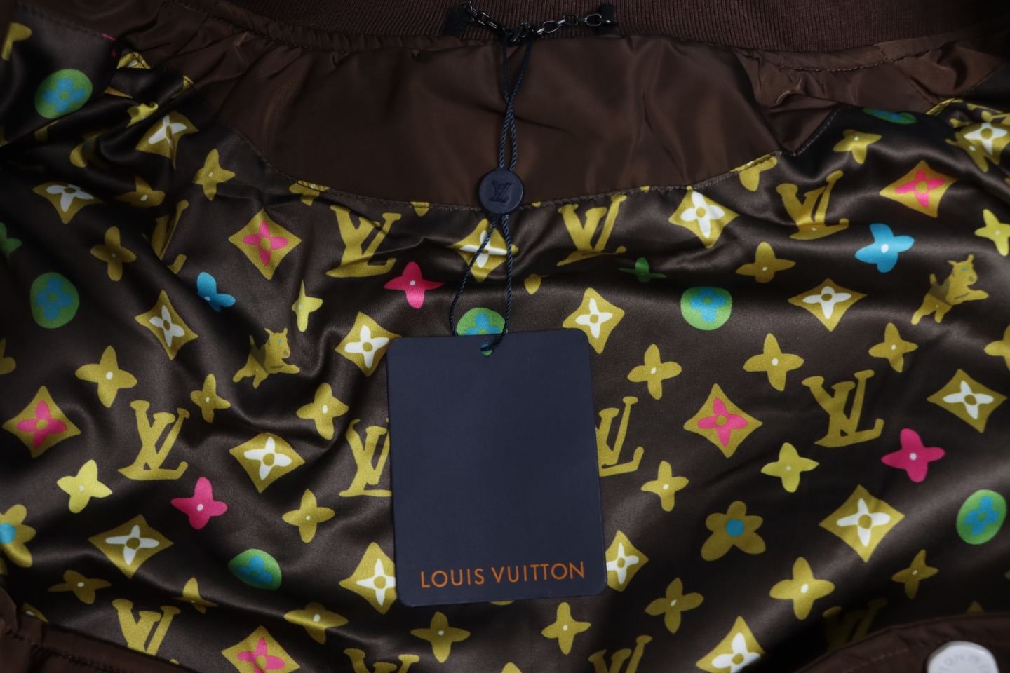 Louis Vuitton Floral Presbyopic Wave Baseball Jacket