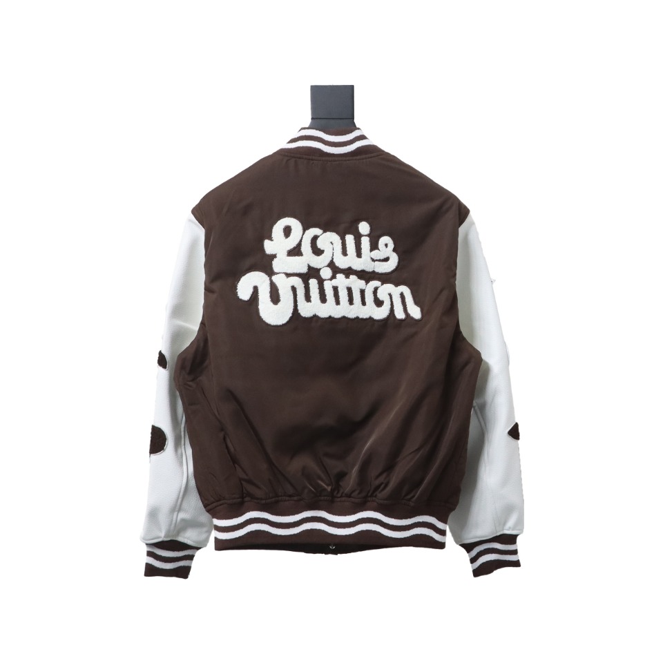 Louis Vuitton Floral Presbyopic Wave Baseball Jacket