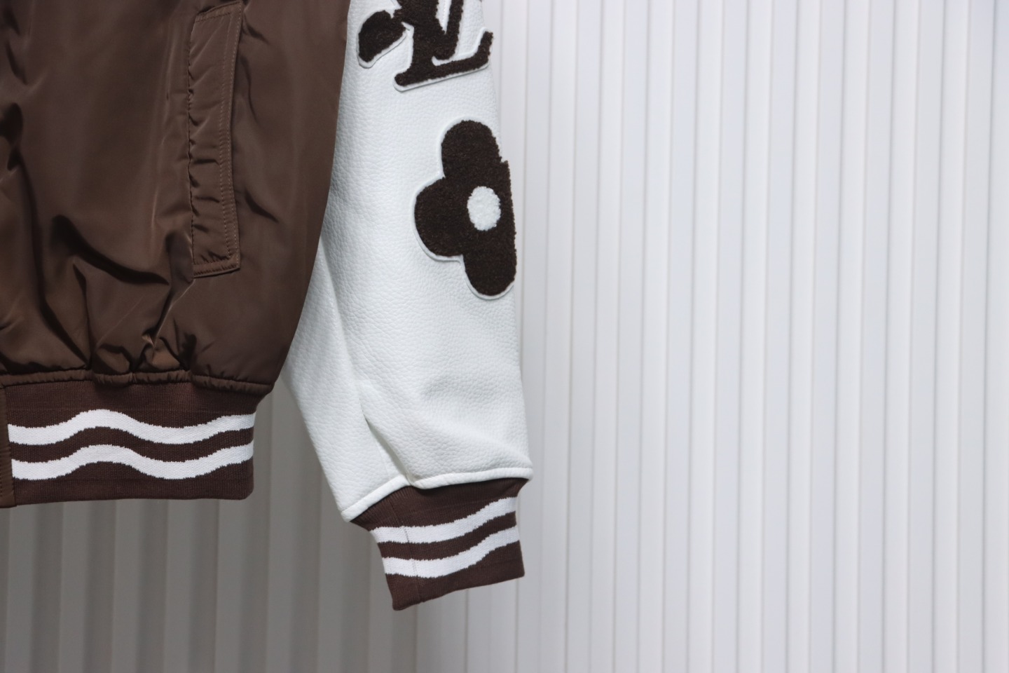 Louis Vuitton Floral Presbyopic Wave Baseball Jacket
